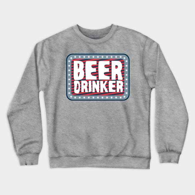 Beer Drinker #2 Crewneck Sweatshirt by Wislander